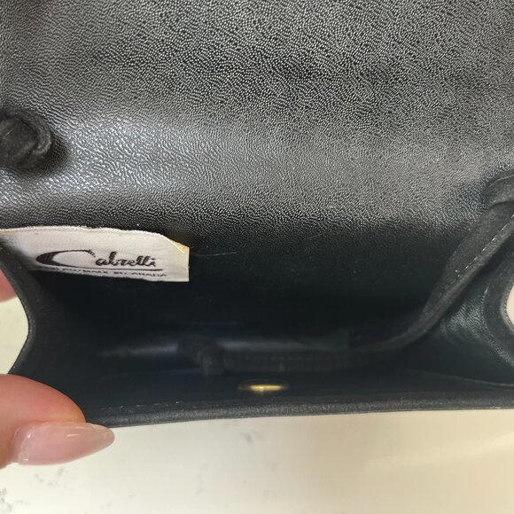 Cabrelli Velvet Black Square Purse - Picture 4 of 4